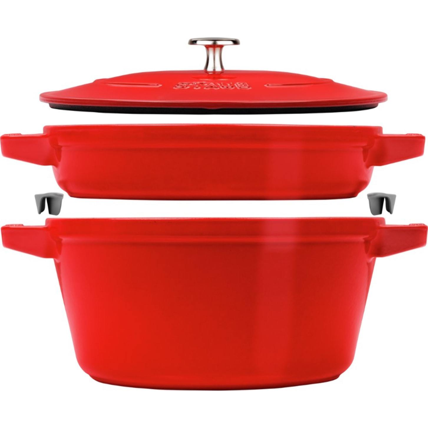 STAUB Set de cuisson empilable 2 pièces, Cerise