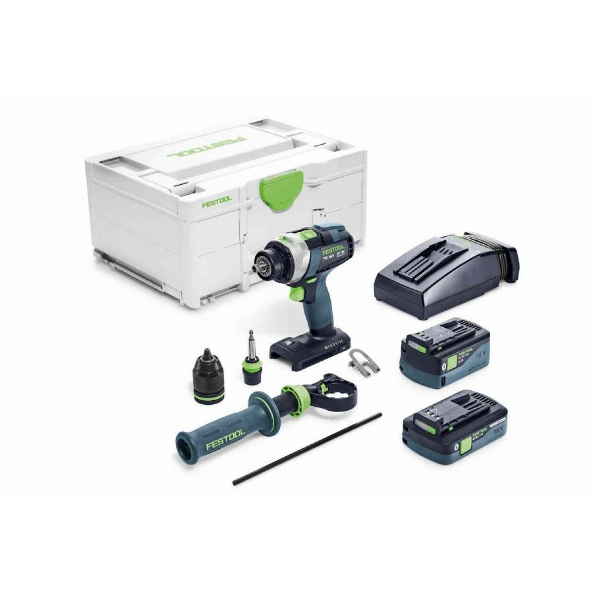 Perceuse-visseuse à percussion sans fil QUADRIVE TPC 18/4 5,0/4,0 I-Plus FESTOOL - 577651