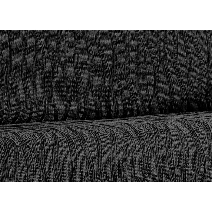 Copridivano Elasticizzato Mod. Wonderful Nero