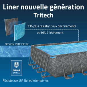 Bestway Piscine hors sol - Rectangulaire - APX 365 - 956 x 488 x 132 cm