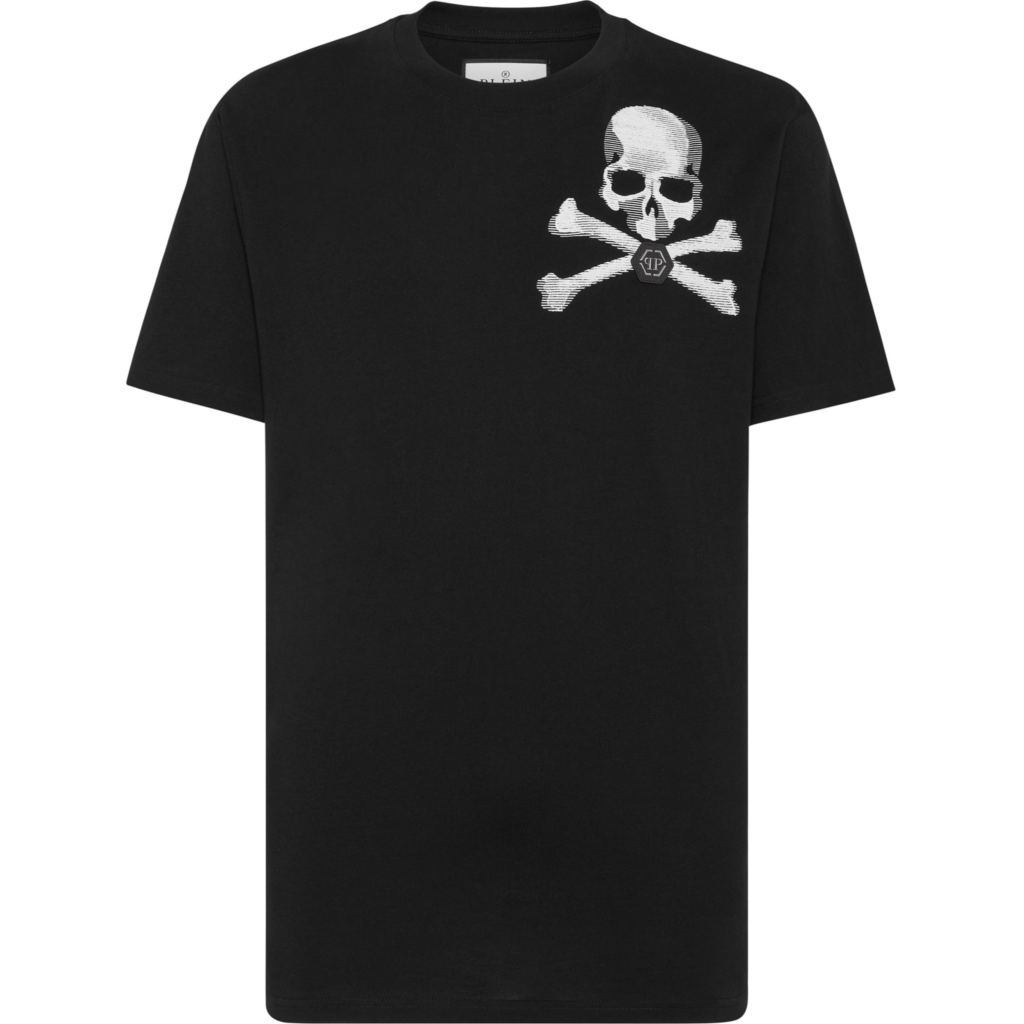 PHILIPP PLEIN T-Shirt Round Neck SKULL&BONES