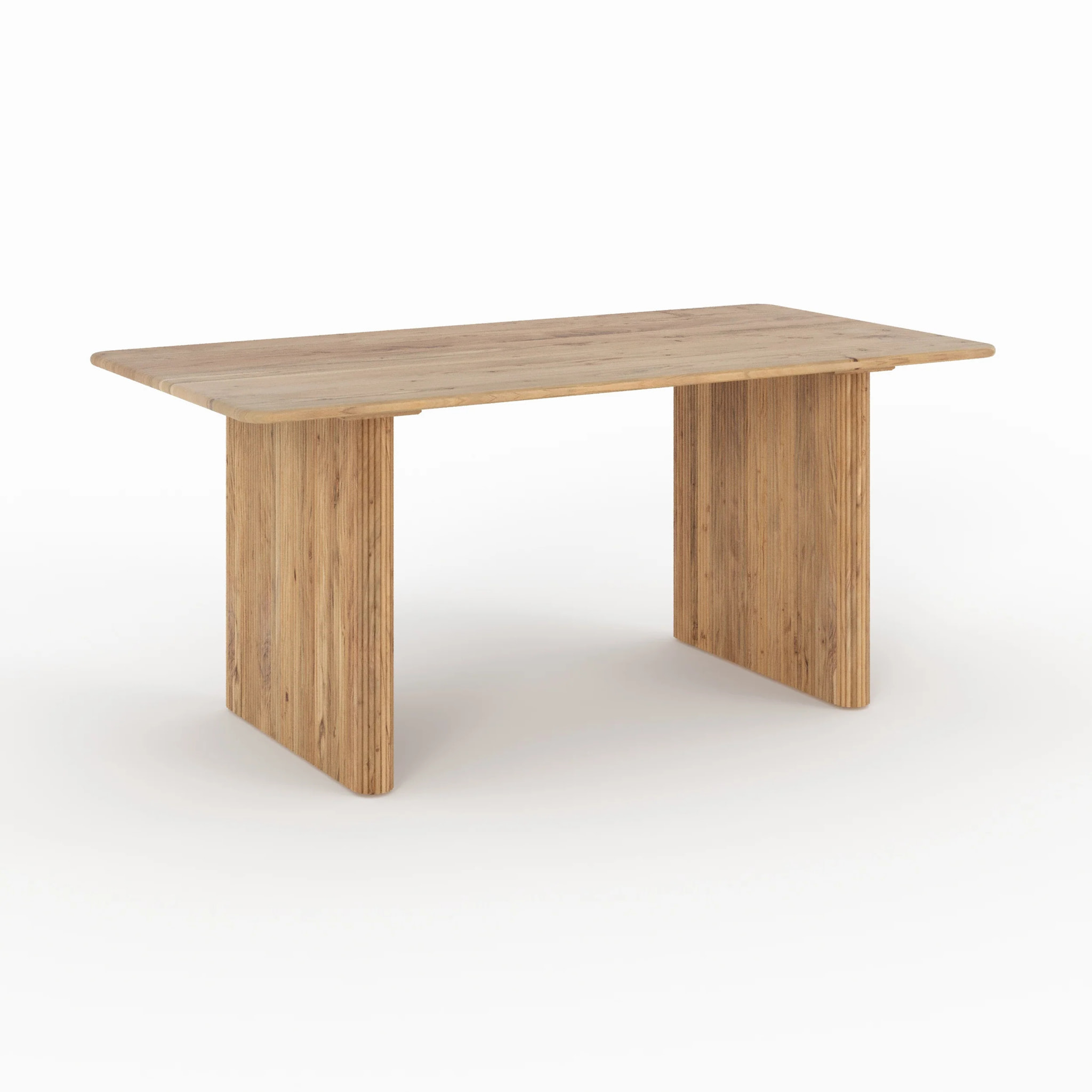 Table rectangulaire en bois d'acacia 6 personnes - Andrea