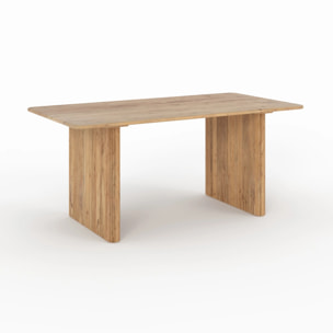 Table rectangulaire en bois d'acacia 6 personnes - Andrea