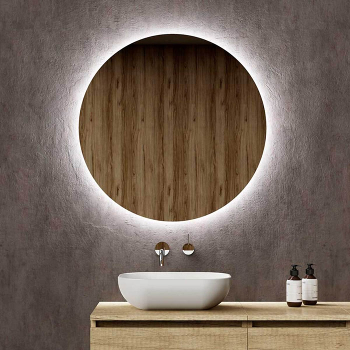 Miroir de salle de bain Frost Alday, 80 cm