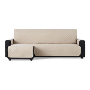 Cubre Sofá Acolchado para Chaise Longue MAU Beig brazo izquierdo Nordic-Home