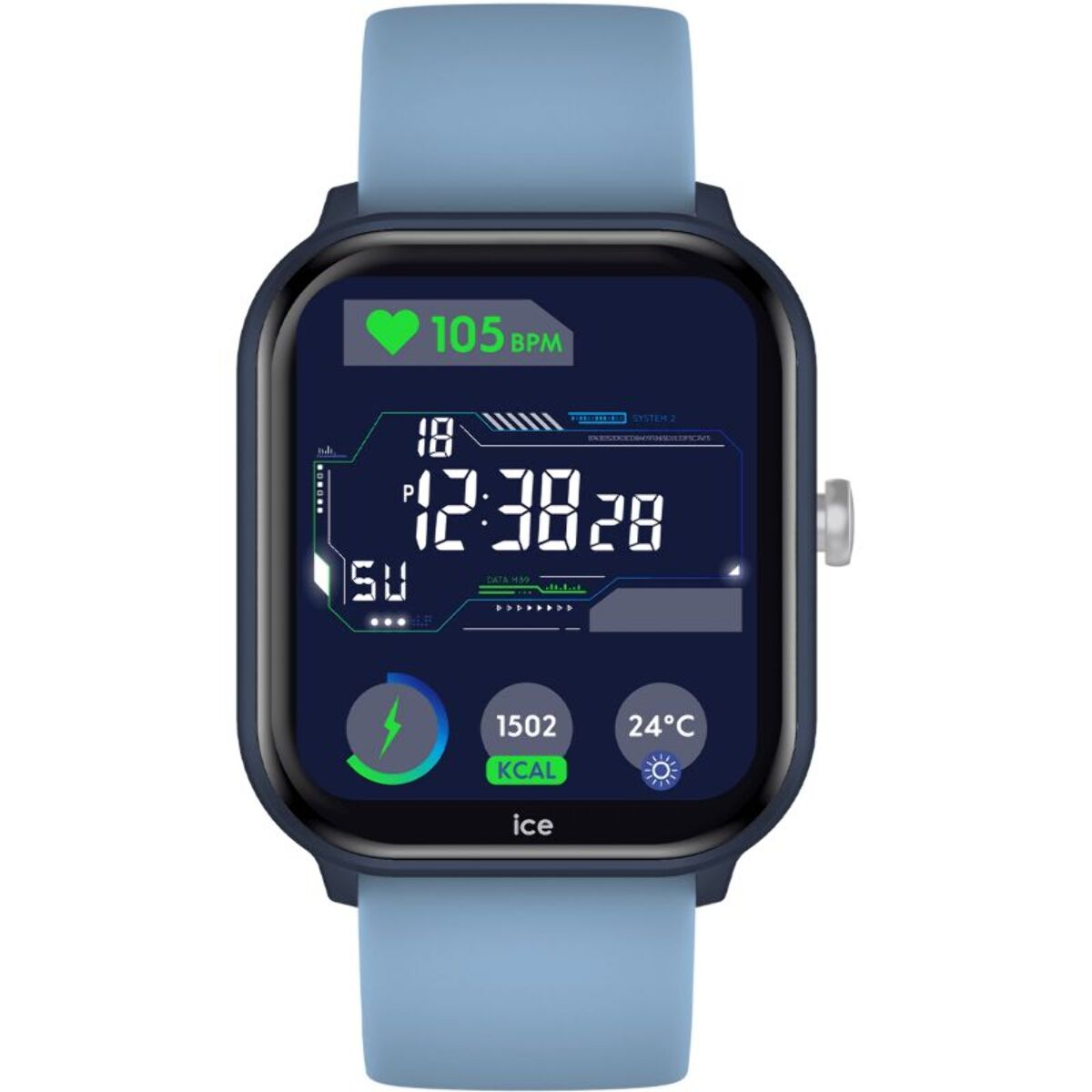 Montre connectée ICEWATCH Ice Smart Junior 3.0 Bleu/Bleu Clair