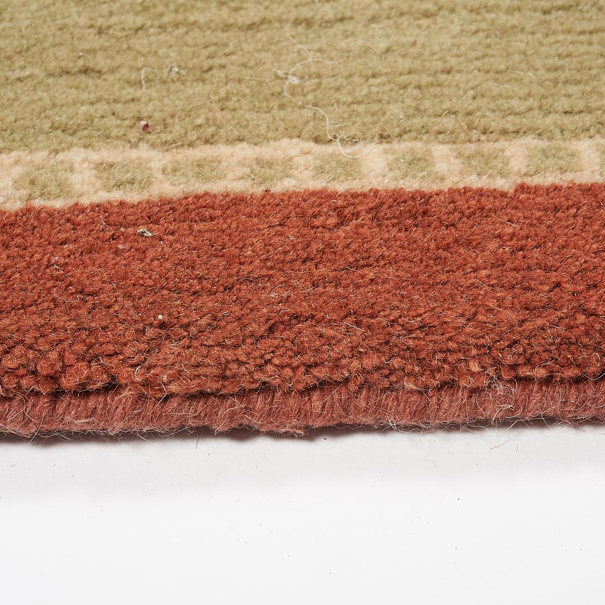 Tapis salon et chambre fait main en laine motif géométrique KAHA