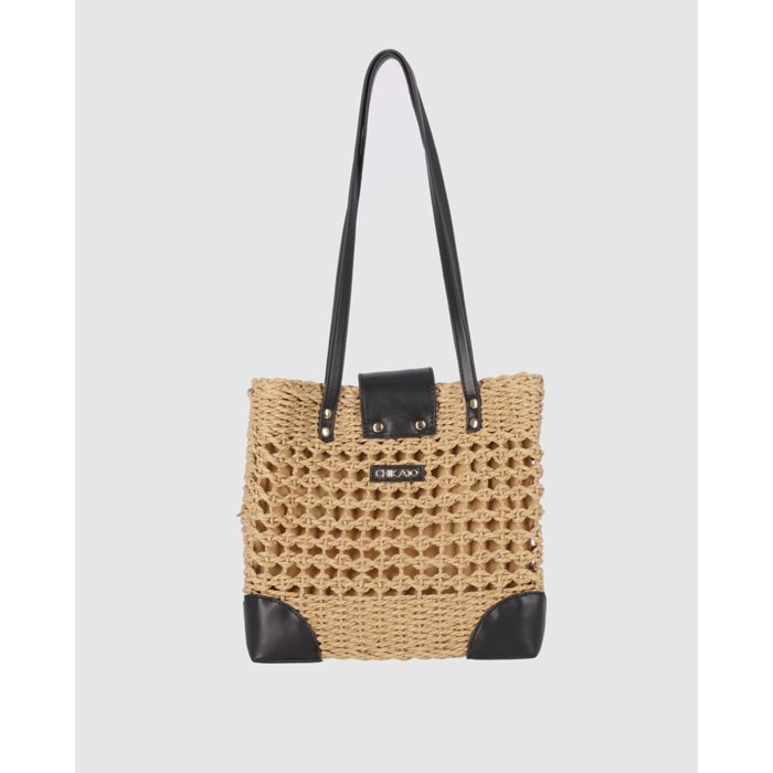 Bolso - Negro - Medida: 27 cm x 27 cm x 15 cm