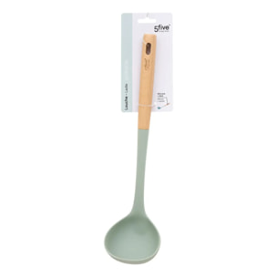 Louche Horizon L7,5cm vert en silicone