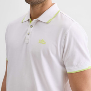 Polo MUNICH slam lifestyle de algodón blanco