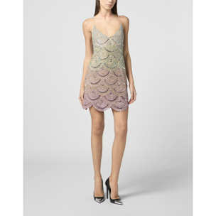 PHILIPP PLEIN Mini Dress Multicolor Waves