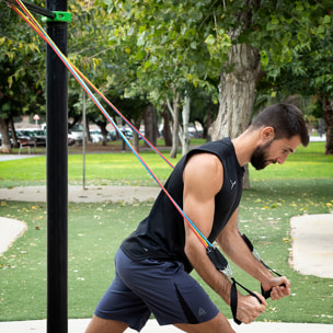 Pack Plateforme Vibrante avec Haut-parleur, Télécommande et Bandes de Résistance avec Guide d’Exercices InnovaGoods