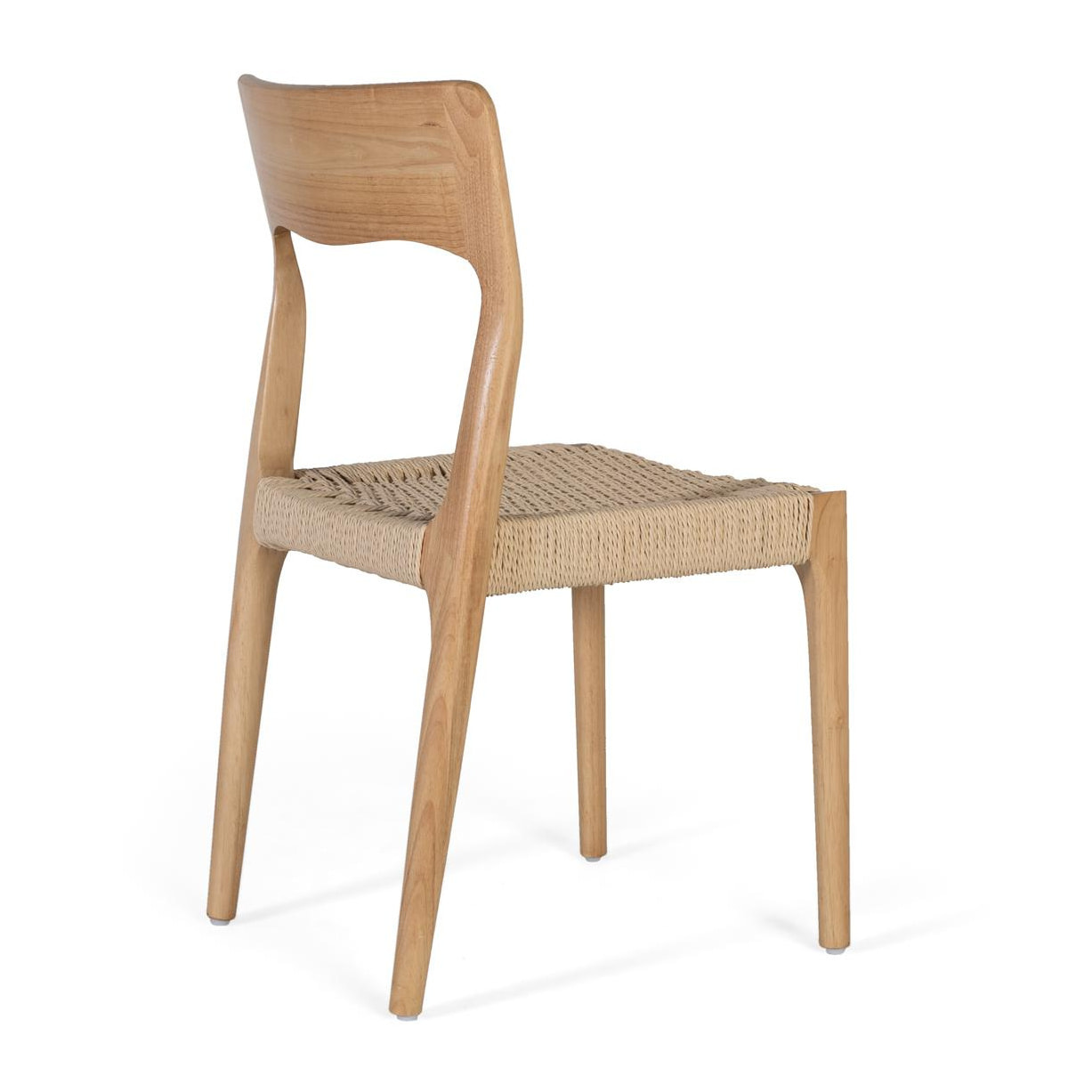 Silla de Madera de Caucho 45 Cm Estilo Contemporáneo