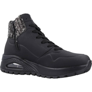 Botines Mujer Uno Rugged Negro