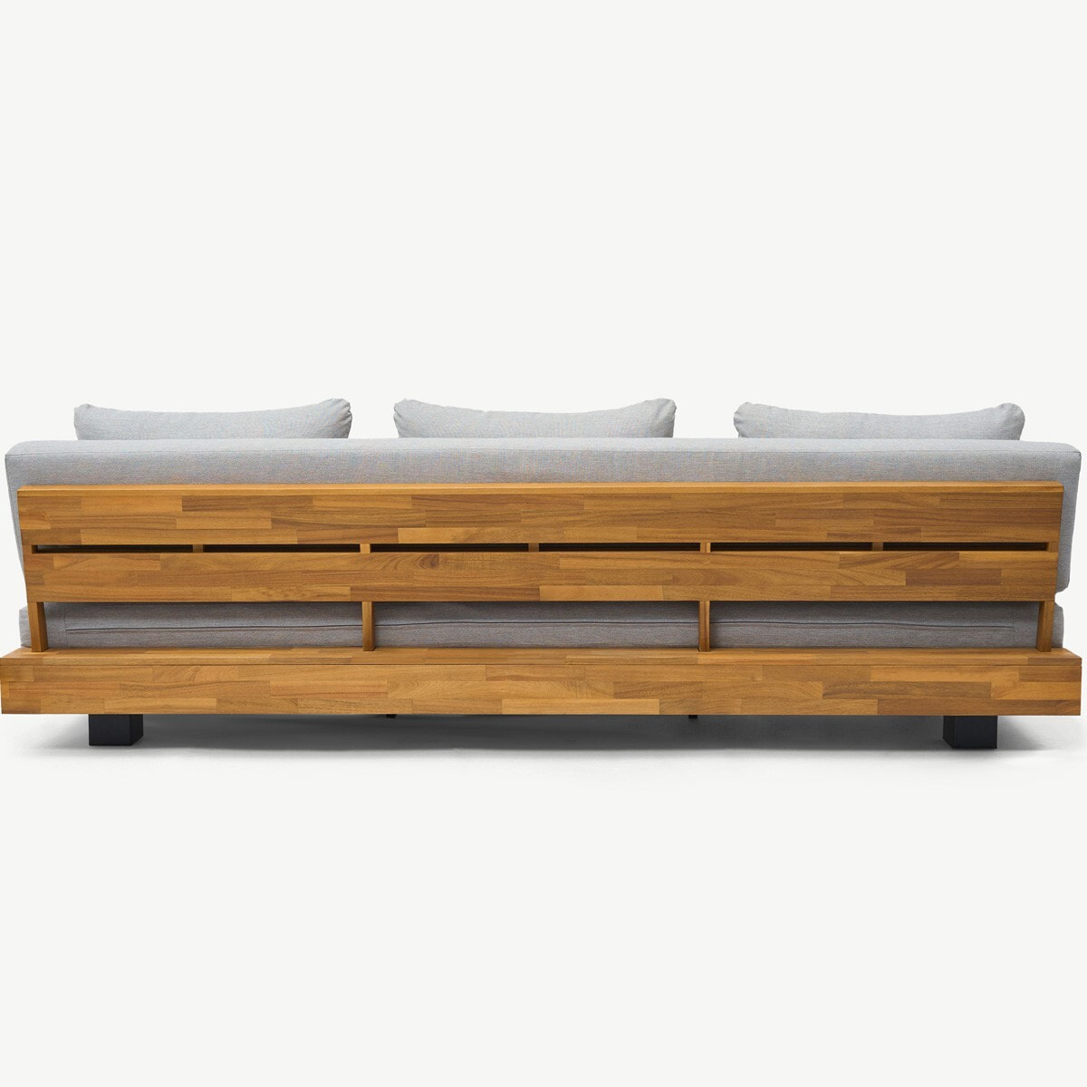 Canapé de jardin 3 places en bois FSC - CAPRI