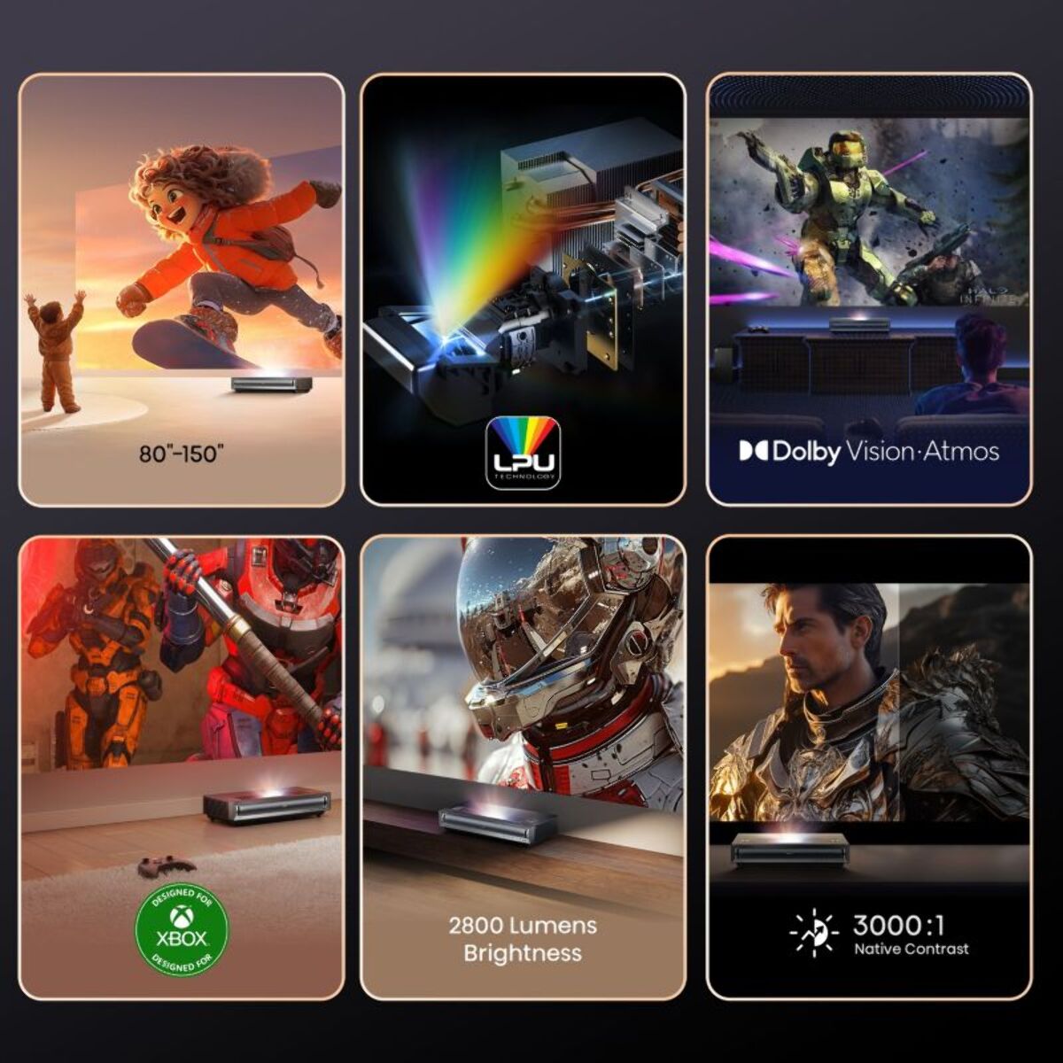 Vidéoprojecteur home cinéma HISENSE PX3