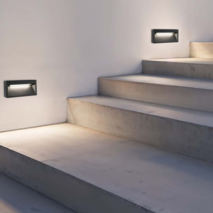 PATH LED Lampe applique gris foncé
