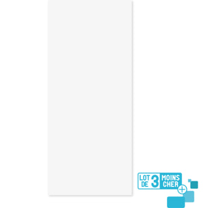 LOT de 3 Panneaux Muraux pour salle de bains en Aluminium Blanc - 90x210cm - WALL'IT