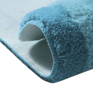 Tapis de bain Polyester BALANCE 60x90cm Bleu Turquoise Spirella