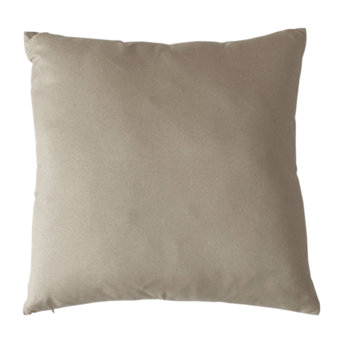 Coussin uni et déhoussable - Naturel