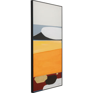 Peinture Frame Abstract Shapes orange 73x143cm Kare Design