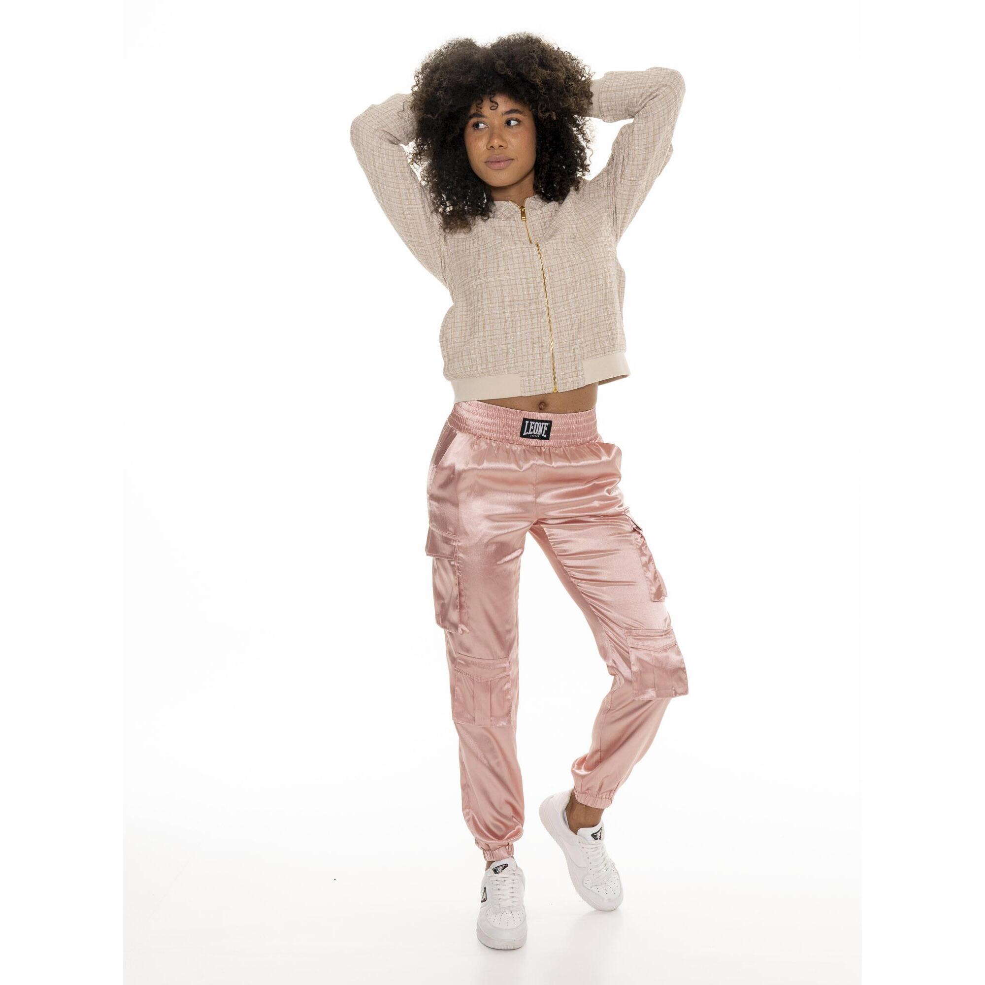 Pantalón cargo de mujer Leone Chic Boxing con bolsillos grandes