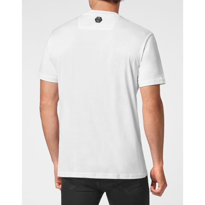 PHILIPP PLEIN T-Shirt Round Neck SKULL
