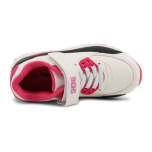 Zapatillas Sneaker para Niña - Shone 005-001-v White/Fuxia