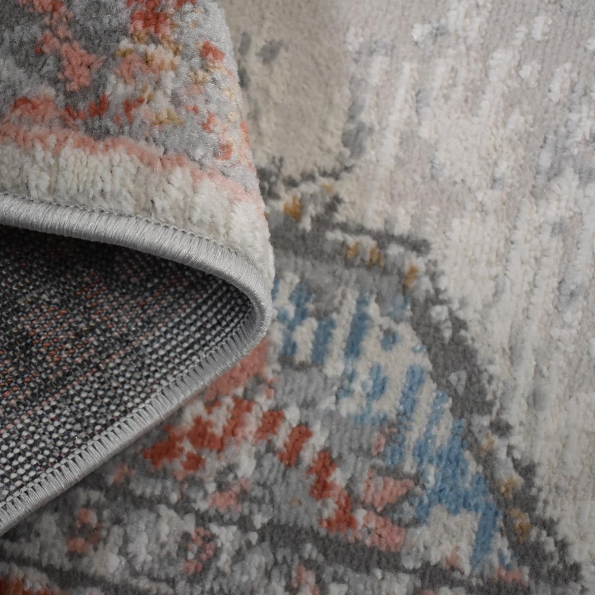 Tapis Kege aux motifs traditionnels orientaux à médaillon