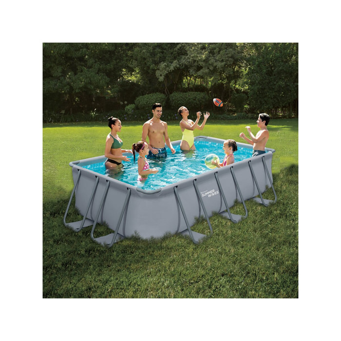 Piscine tubulaire LUDO 3 - 5.49 x 2.74 x 1.32 m - filtration à  sable 5,1m3/H