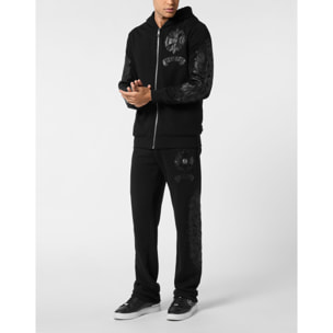 PHILIPP PLEIN Hoodie Sweatjacket CHROME