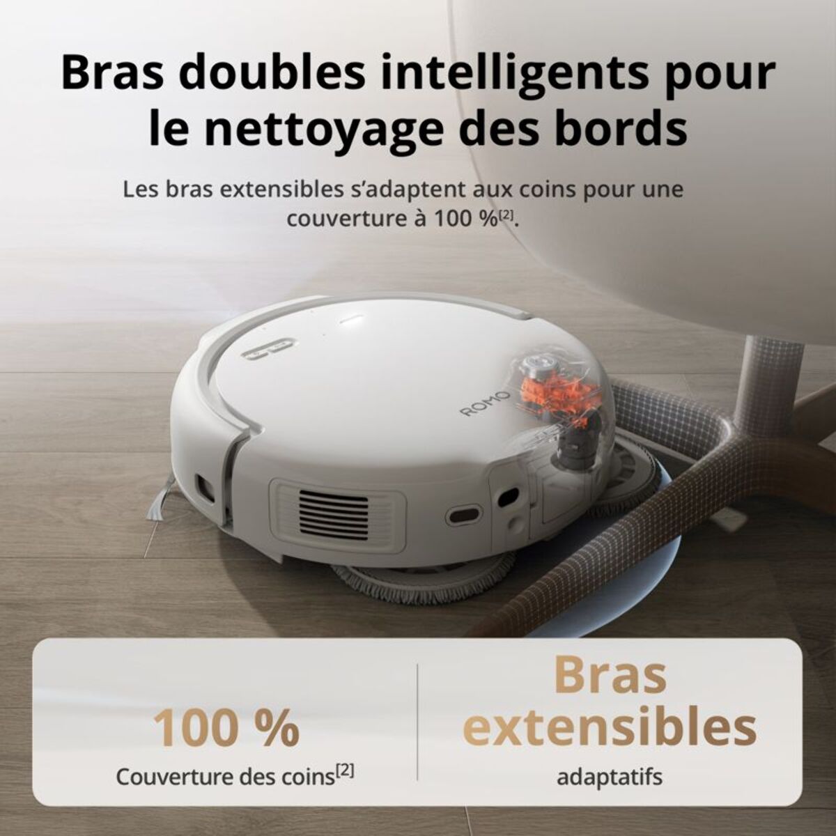 Robot Aspirateur Laveur DJI Romo S