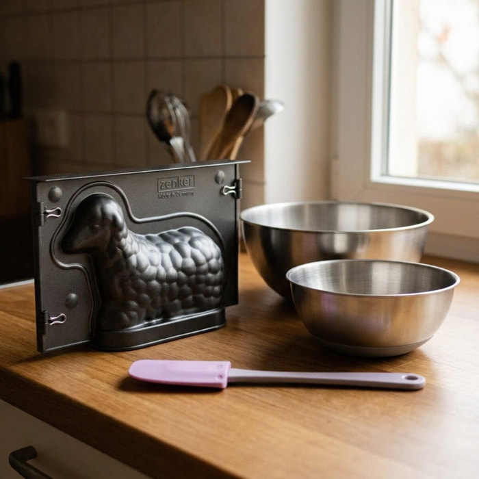 Set de 4 ustensiles de pâtisserie moule à gâteaux 2 bols et spatule Zenker Spécial season