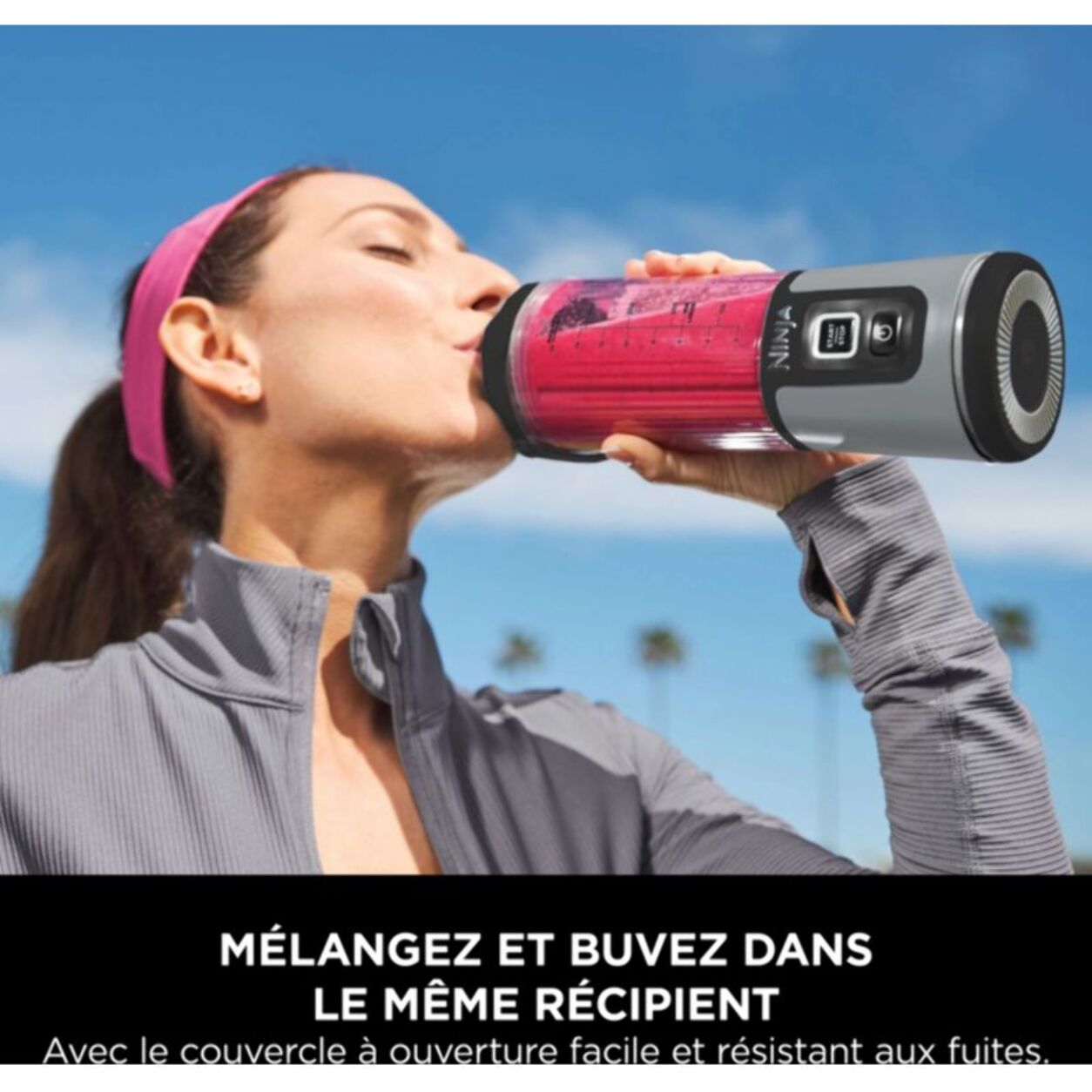 Blender NINJA blast BC151EUBK noir sans fil