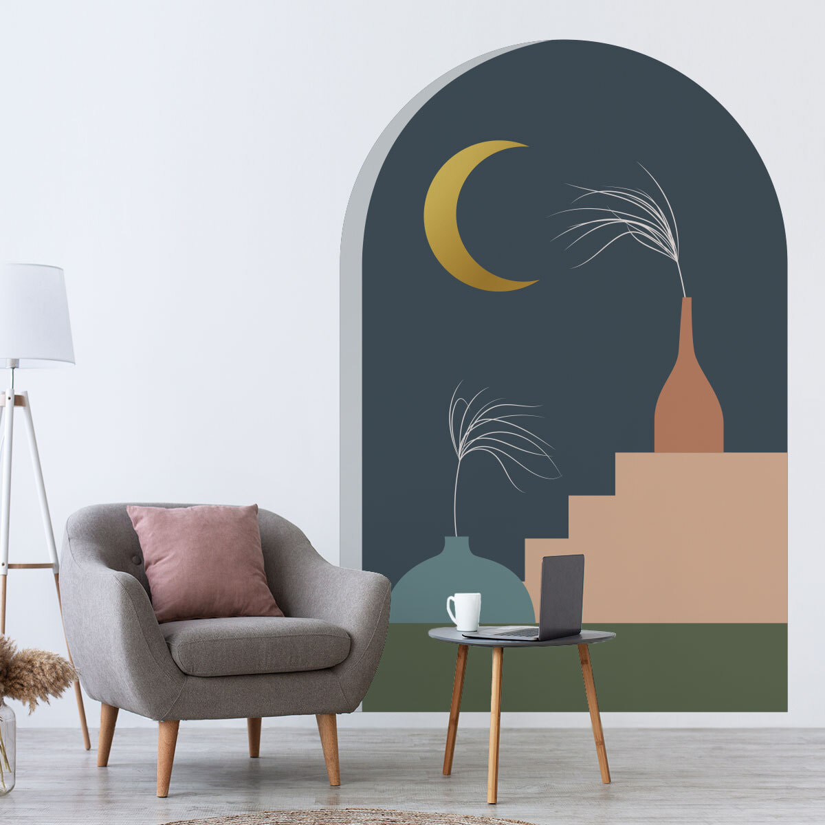 Papier peint intissé pré-encollé fresques géantes - ARCHE NUIT PAISIBLE