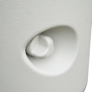 Pack de 4 Pesos para Carpas Plegables Soportes Rellenables con 9 kg de Agua Pesos para Cenador con Perillas de Fijación Ø22/24x25 cm Blanco