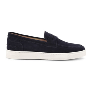 Zapatos Slip On para Hombre - Duca di Morrone Enea Suede Blue