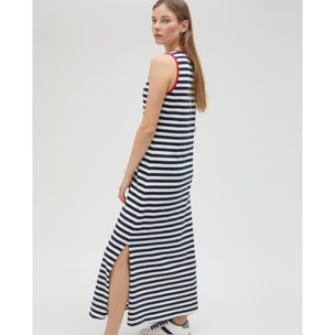 Abito a righe con dettagli di rifinitura edizione AM