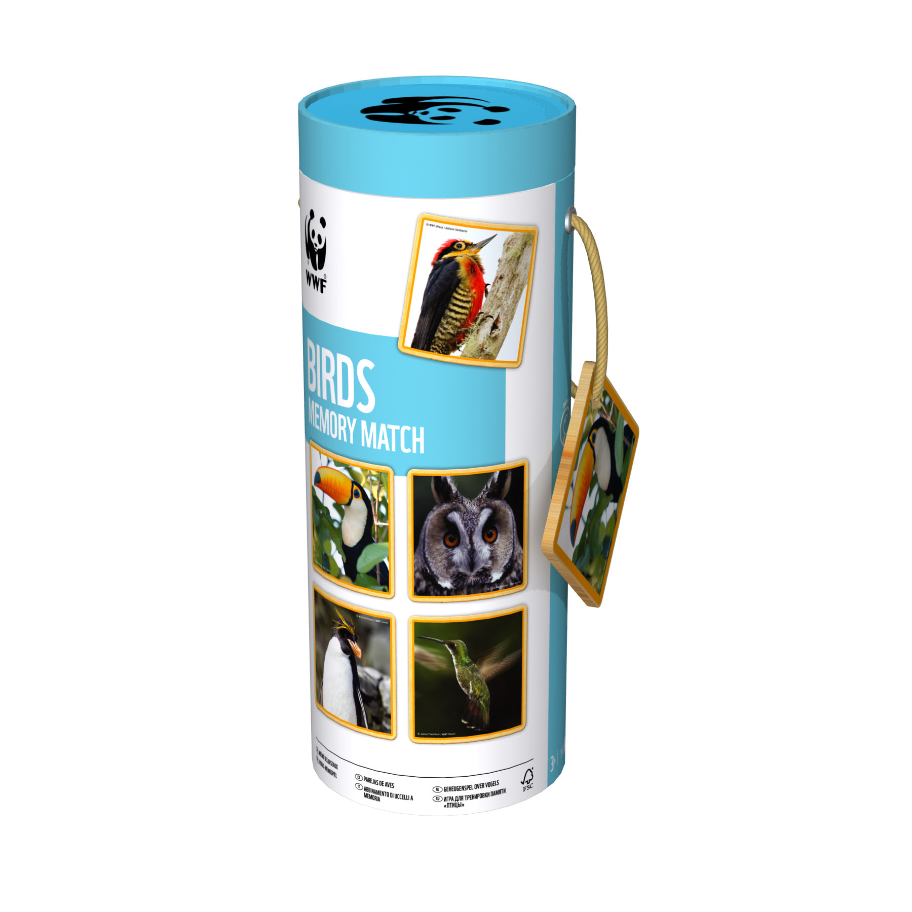 WWF MEMORIA GIGANTE PAJAROS