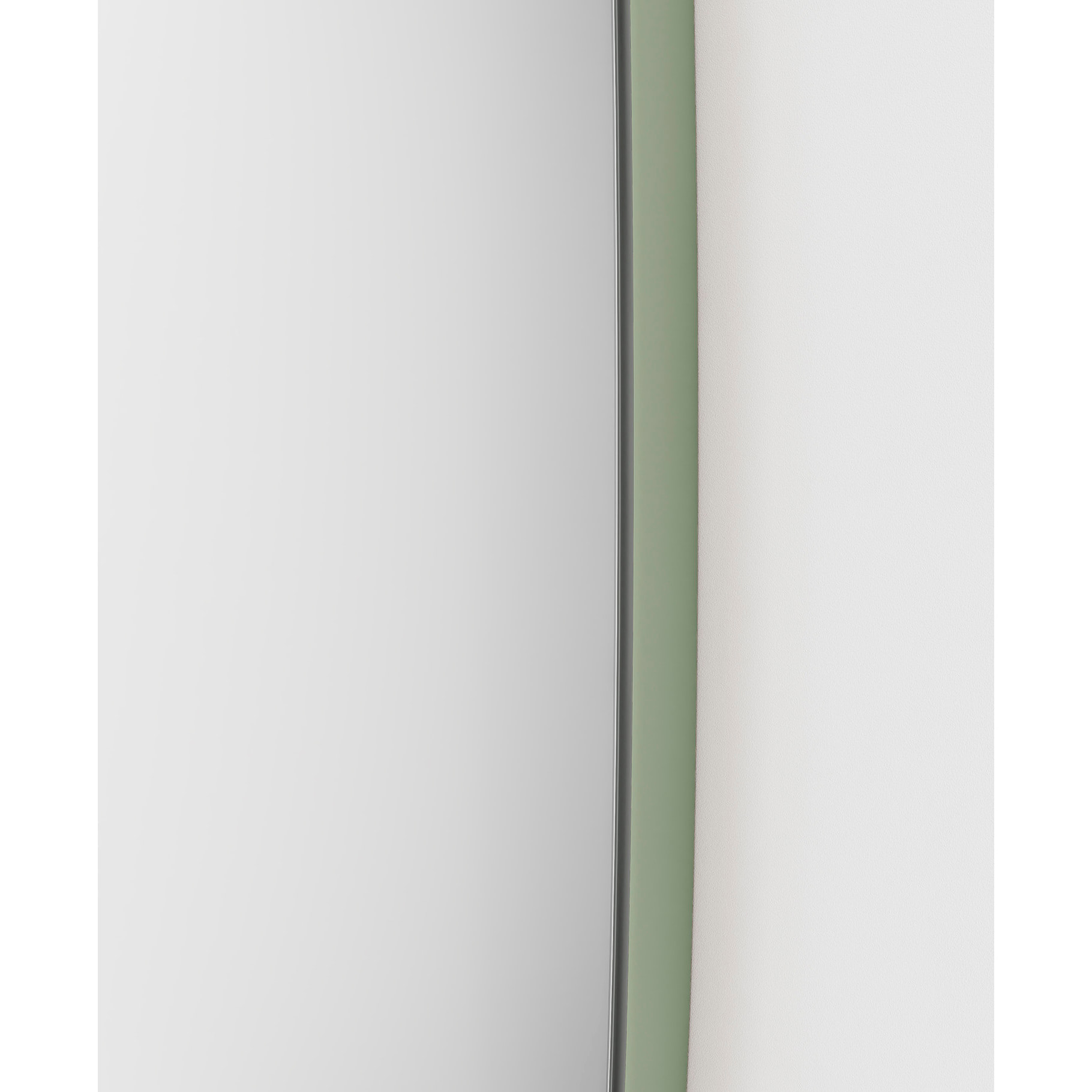 Espejo irregular Singular aglomerado verde 60x47x2 cm