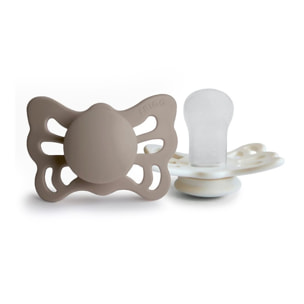 Frigg Pack 2 Chupetes Anat. Silicona Butterfly