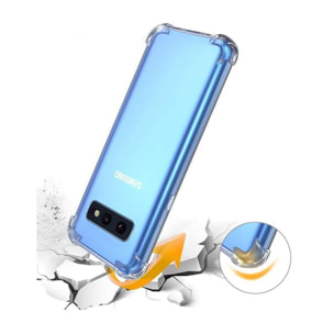 Coque Samsung Galaxy S10e anti-choc bords renforcés Souple transparente