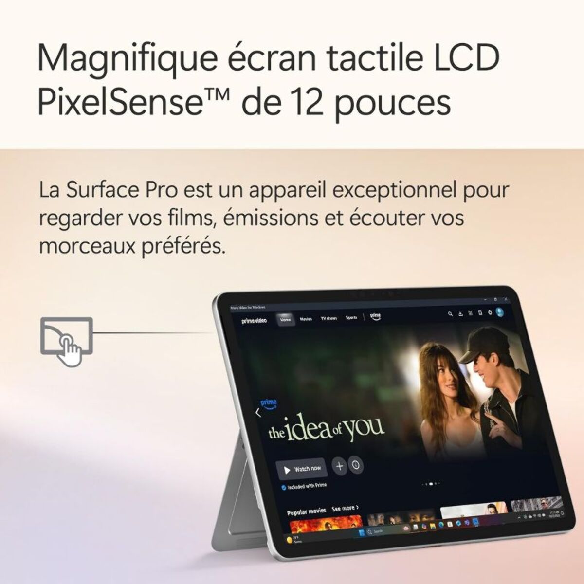 PC Hybride MICROSOFT Surface Pro 12e  édition 12" Tactile Snapdragon X plus 16 Go RAM LPDDR5x SSD 512 Go Copilot+PC