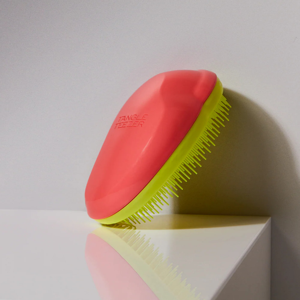 TANGLE TEEZER THE ORIGINAL: Salmon Pink / Yellow