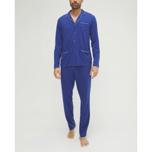 Pijama hombre corbatero abierto