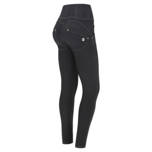 Pantaloni push up WR.UP® vita alta tessuto navetta ecologico