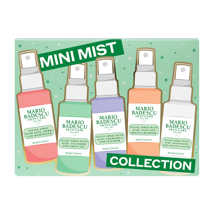Mini Mist Collection - Coffret Brumes Faciales 5 X 59 ml