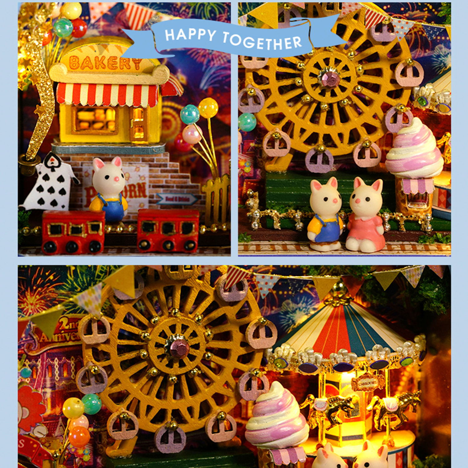 Modello 3D Starlight Playground in scatola souvenir 4,3x16,4x2,6 cm.