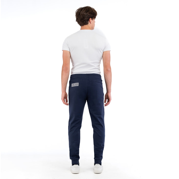 BIKKEMBERGS pantalone uomo dress blue