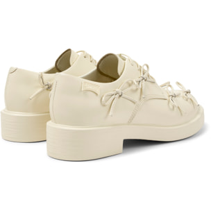 Zapatos de cordones - CAMPER Dean - Blanco - Cuero liso